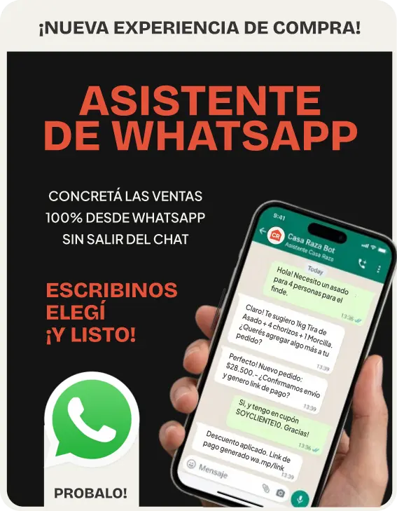 Asistente de WhatsApp de Casa Raza